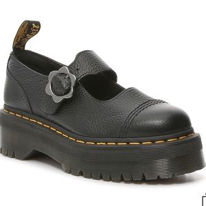 Dr Martens Addina Flower Buckle Platform Mary Jane’s.   NIB.  Size 7.